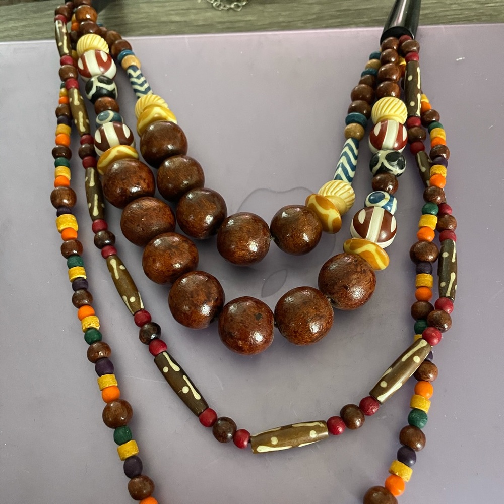 African bead necklace